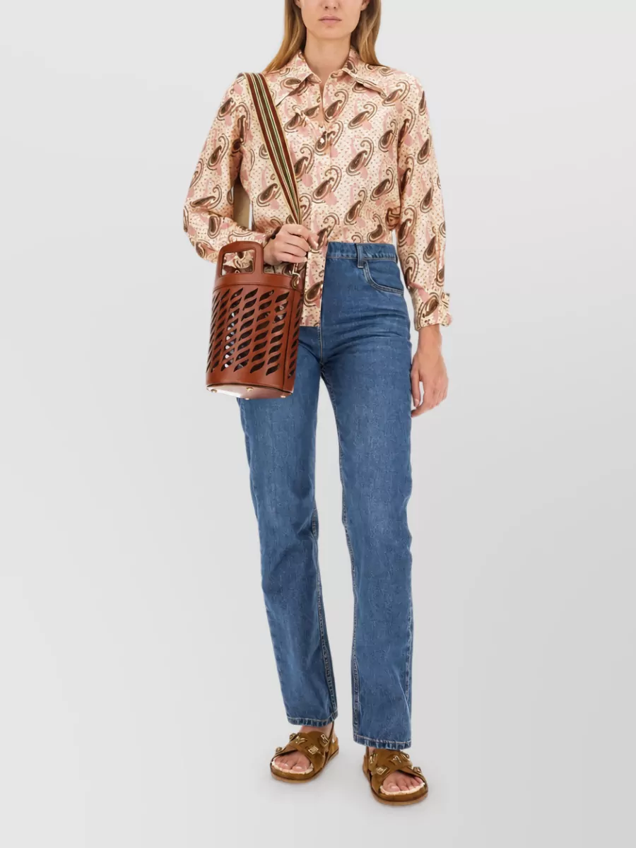 Etro Embroidered Logo Denim Jeans