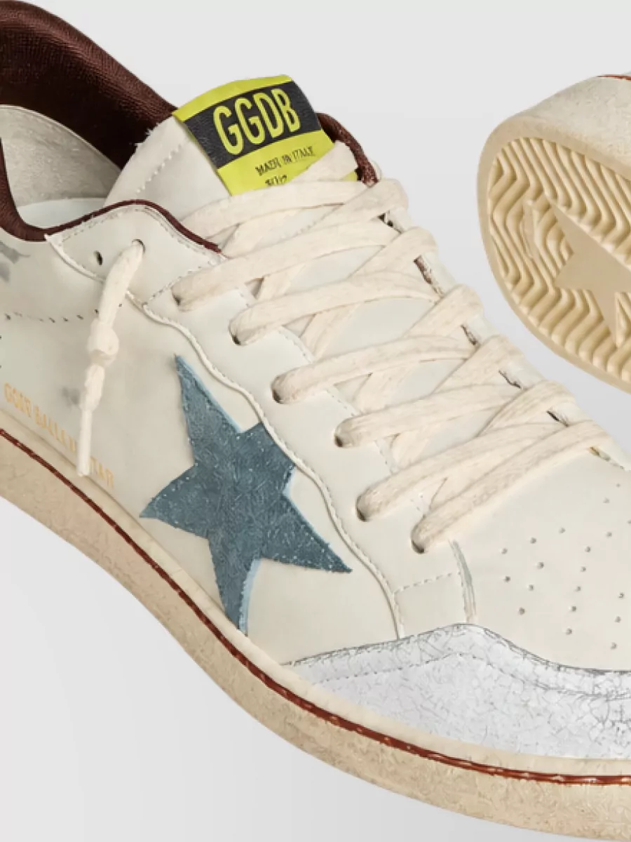 Golden Goose Leather Low-Top Sneakers