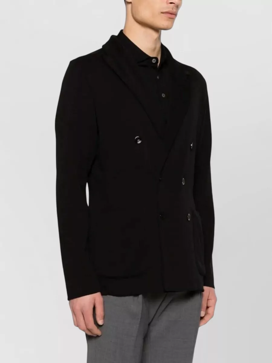 Lardini Cotton Double-Breasted Blazer