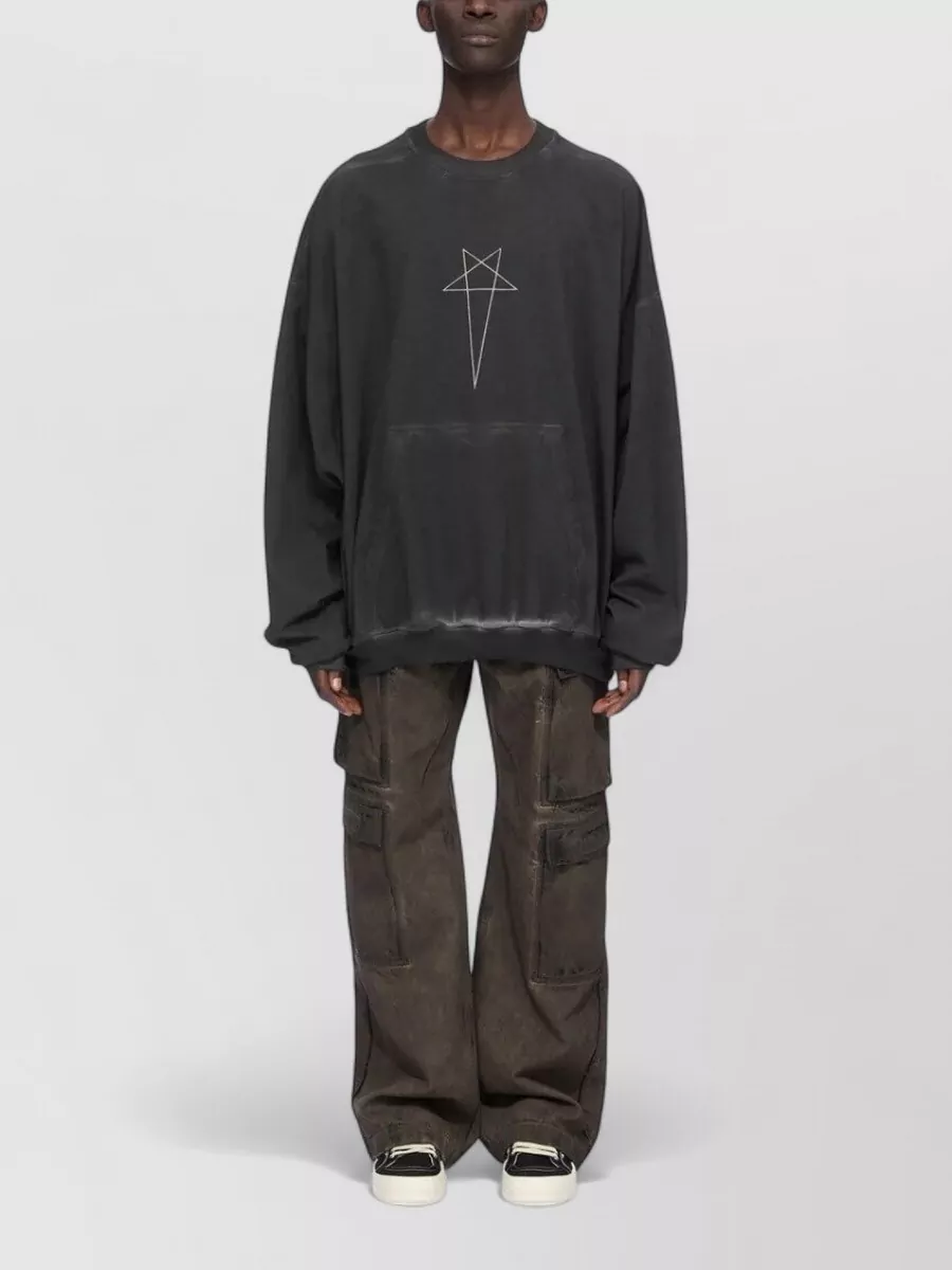 Rick Owens Drkshdw oversized cotton crewneck t-shirt