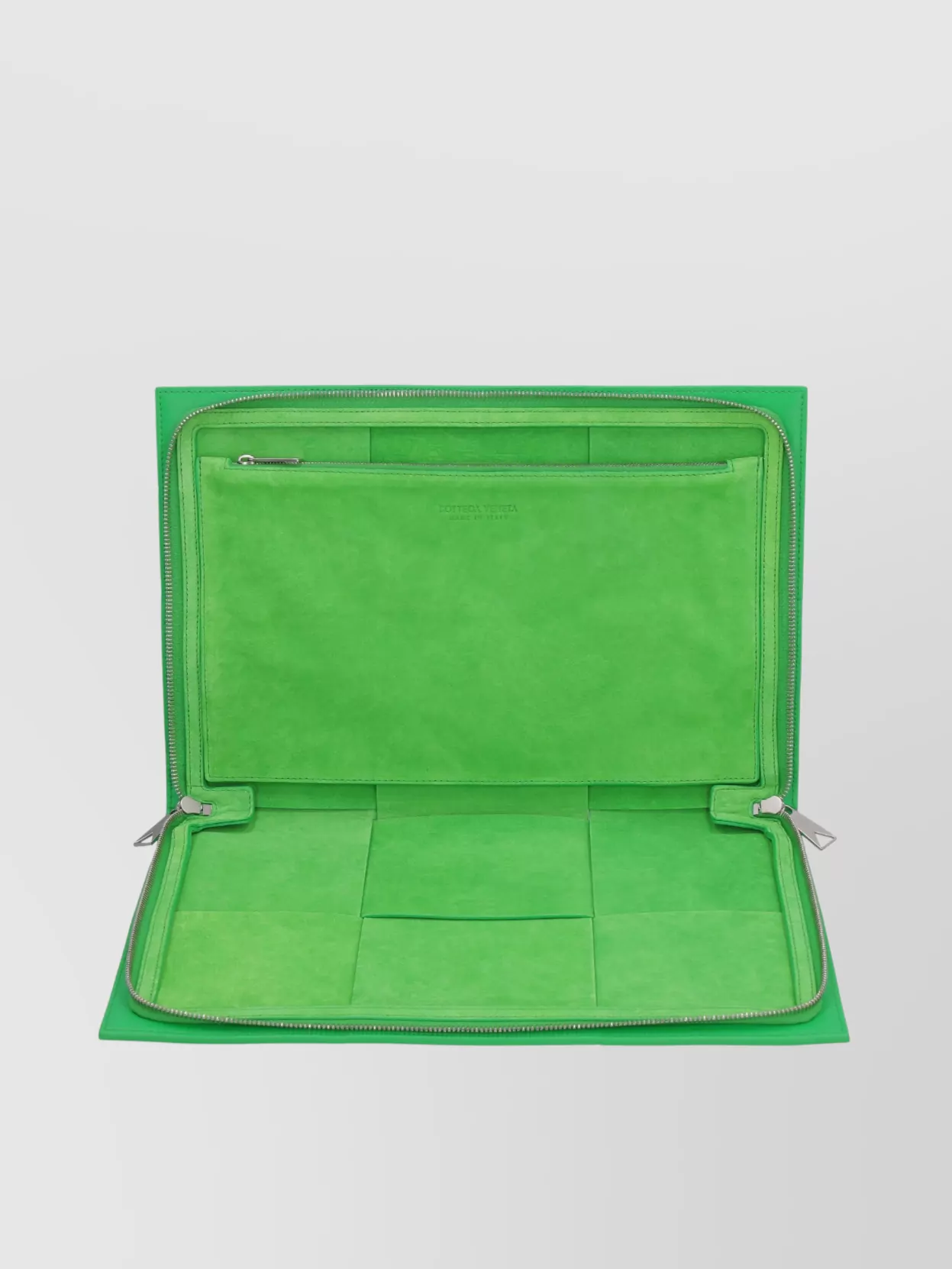 Bottega Veneta Woven Pattern Laptop Bag