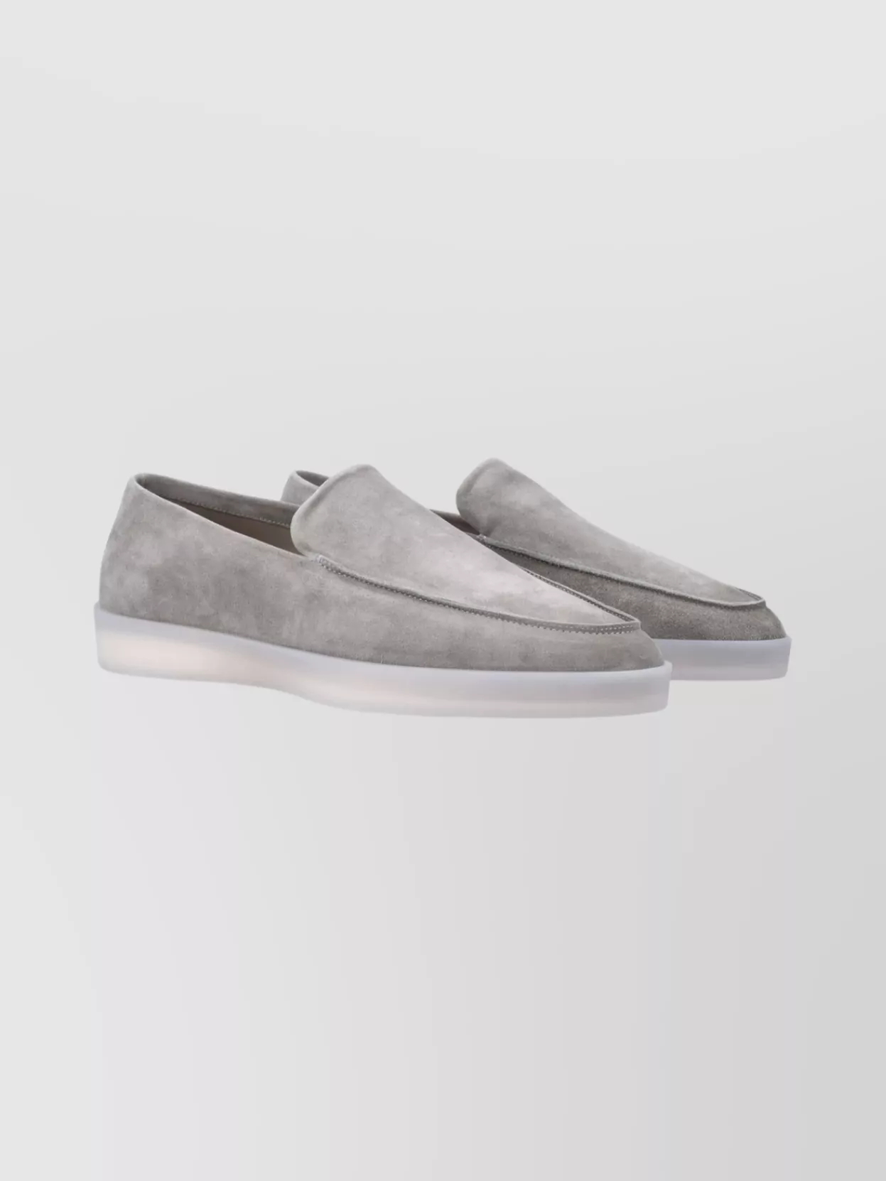 Fear Of God Suede Loafers With Round Toe And Rubber Sole