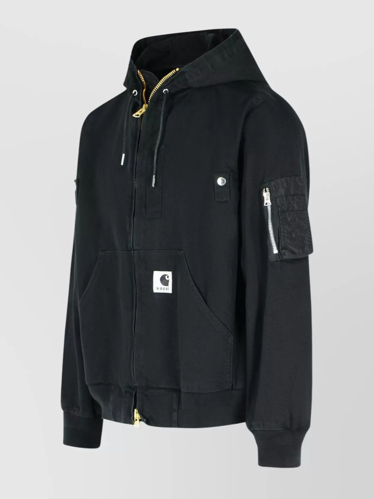 Sacai Hooded Bomber Jacket Arm Pocket