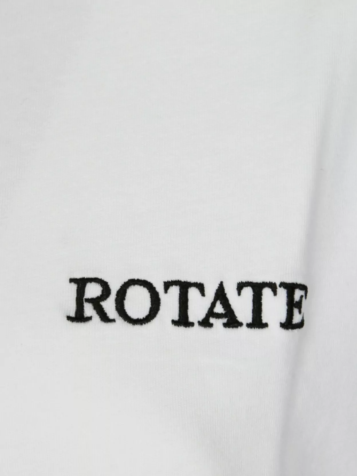 Rotate Oversized Crew Neck T-Shirt With Short Sleeves