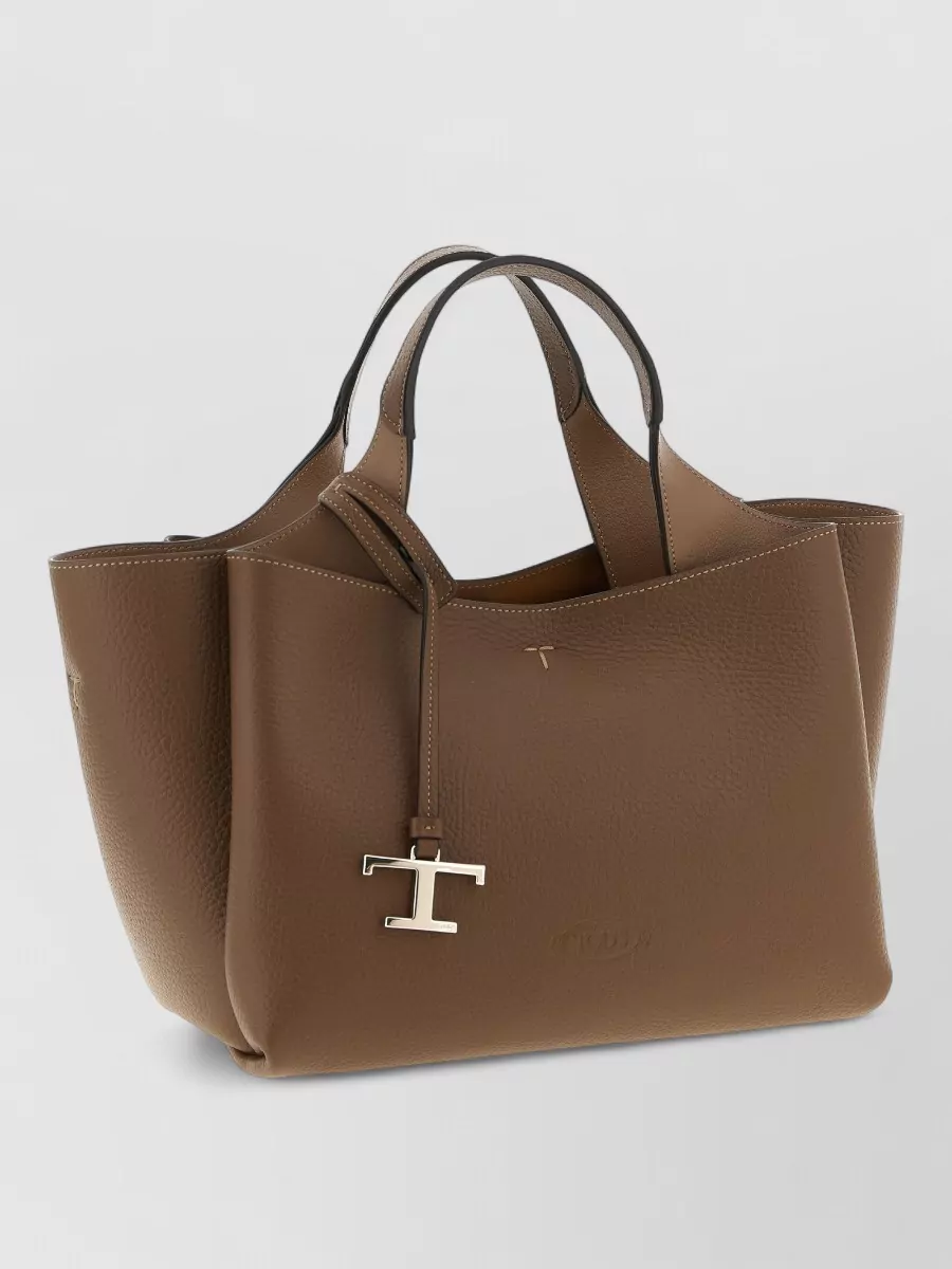 Tod's Apa Mini Bag Textured Finish Handles Strap