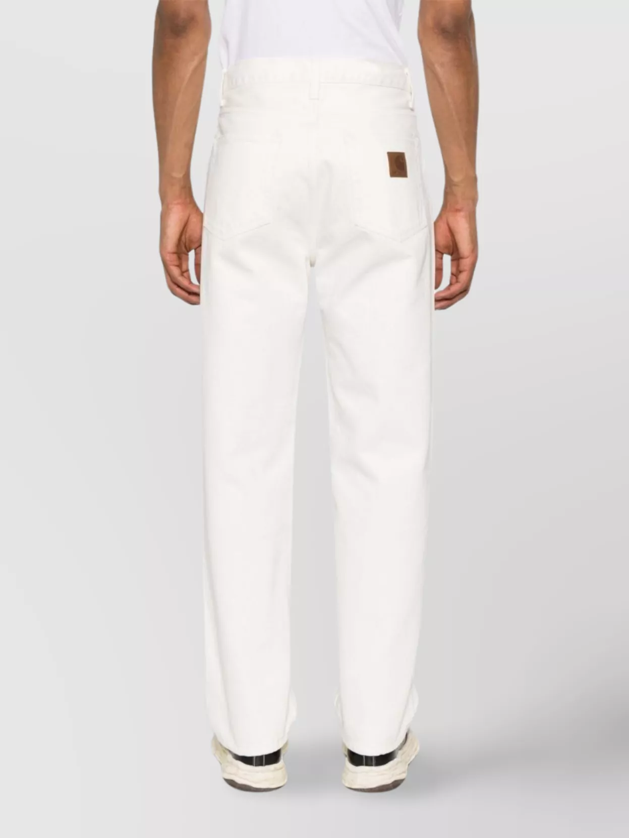 Carhartt Wip Cotton Jeans With Rivet Detailing