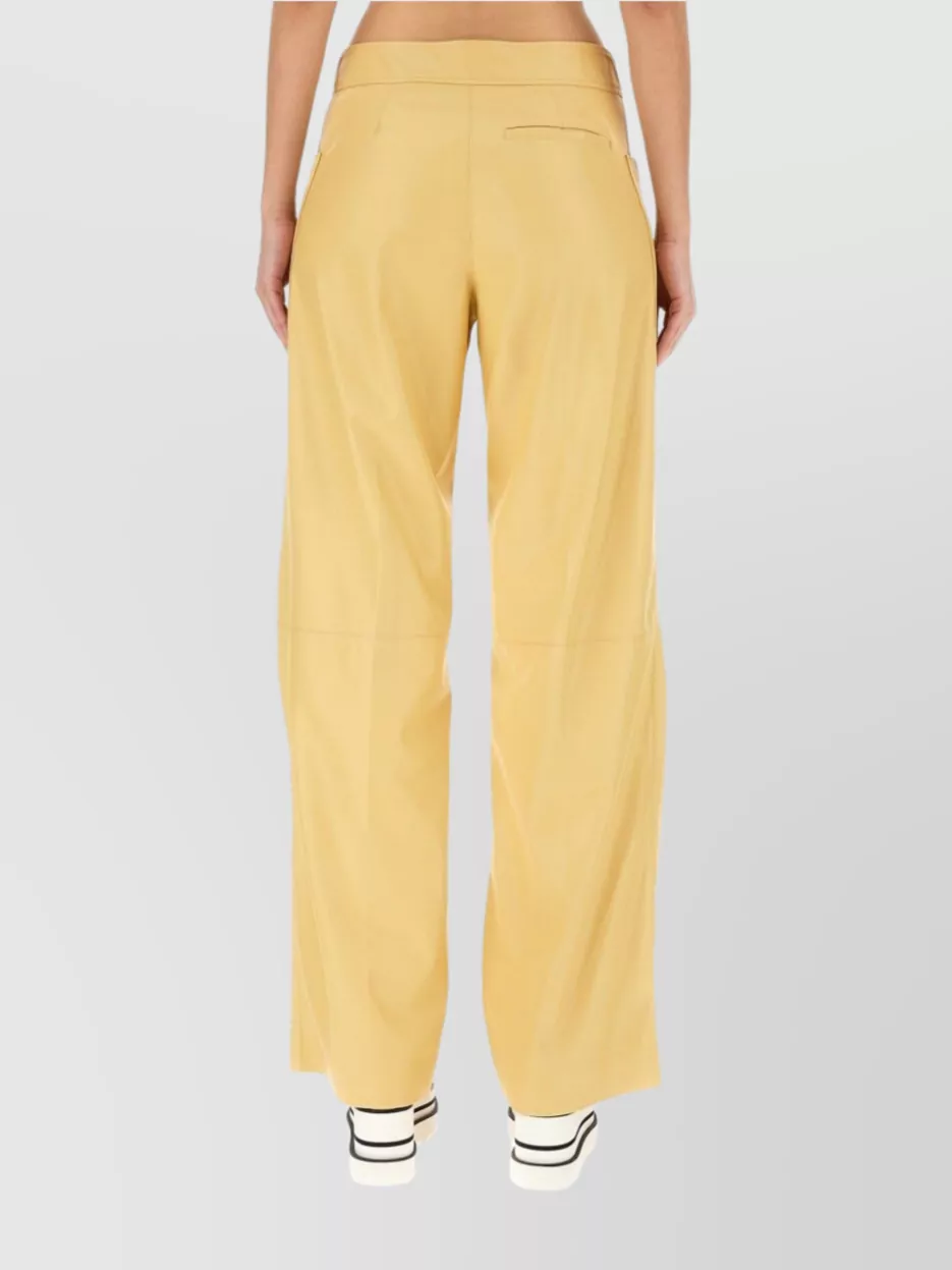 Stella Mccartney Pants In Alter Mat In Yellow