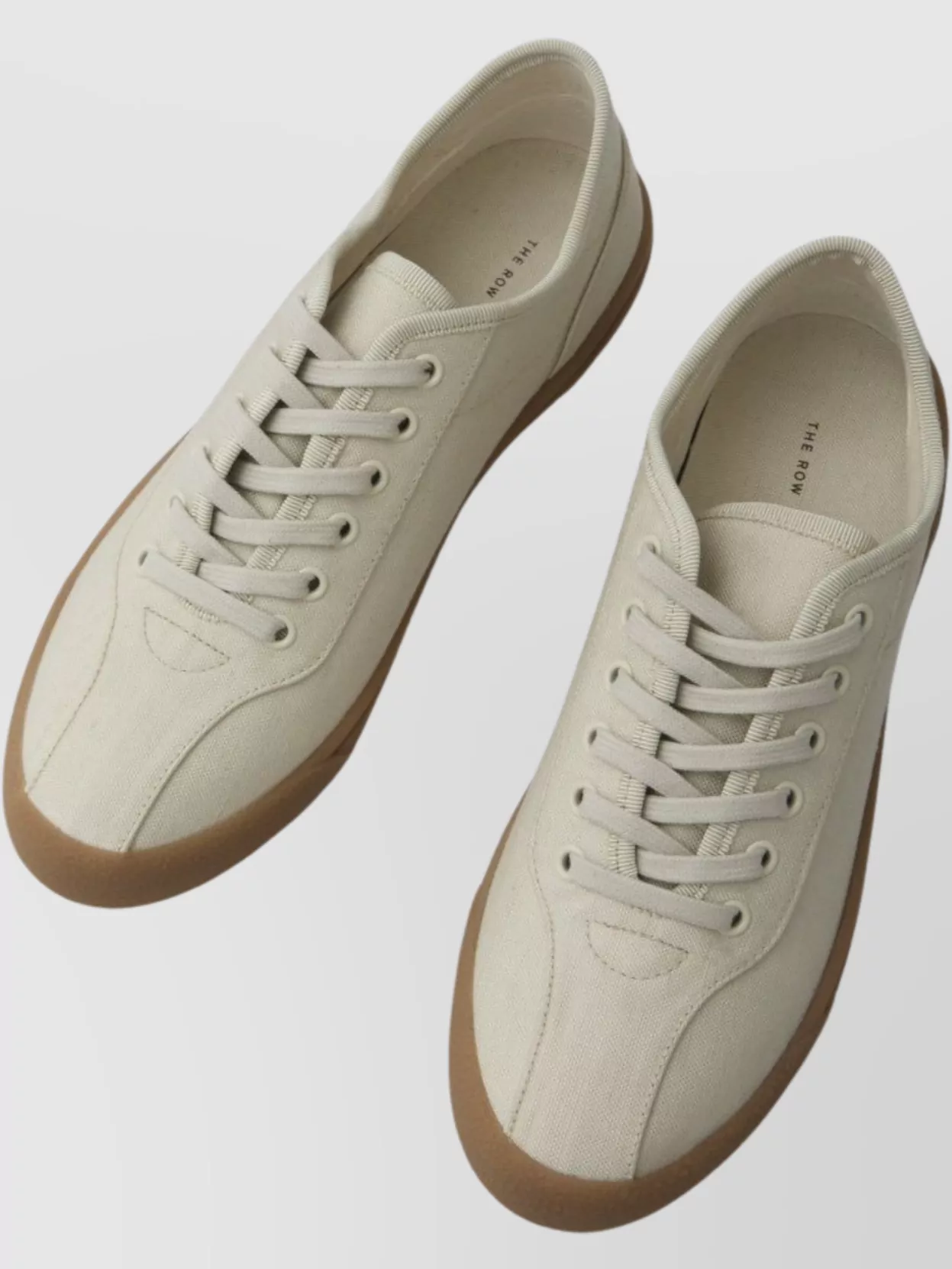The Row Linen And Viscose Canvas Sneakers
