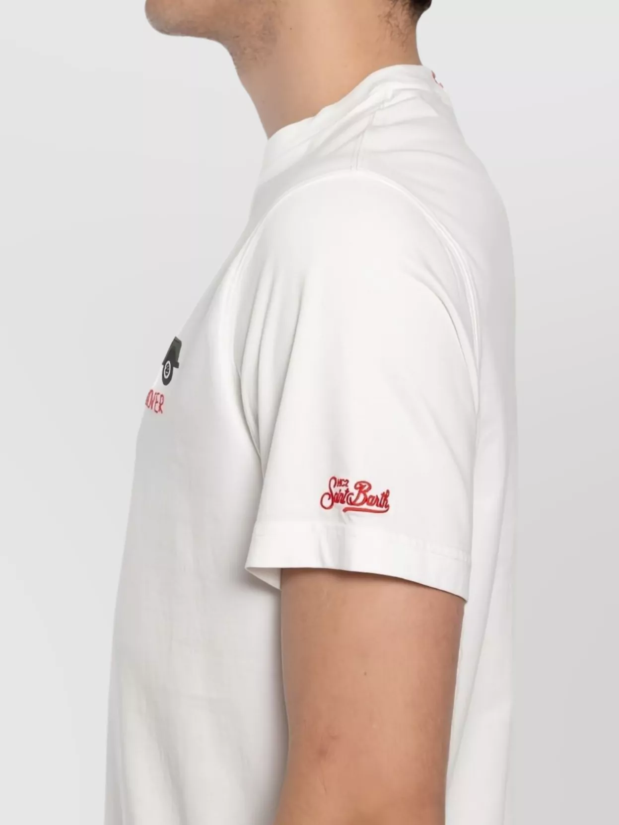 Mc2 Saint Barth Graphic Print Crew Neck Short Sleeve Top