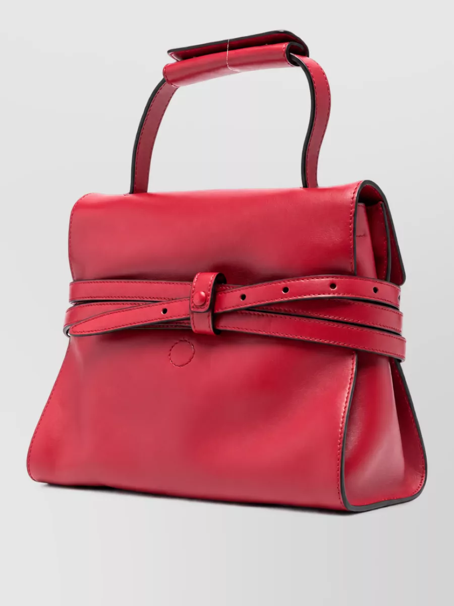 Moschino Leather Clutch Bag
