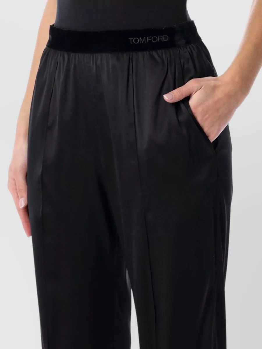Tom Ford Silk Satin Relaxed Pajama Trousers