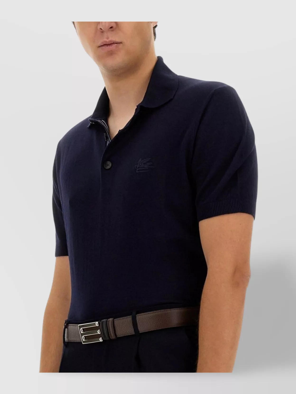 Etro Pegasus Embroidered Polo Shirt