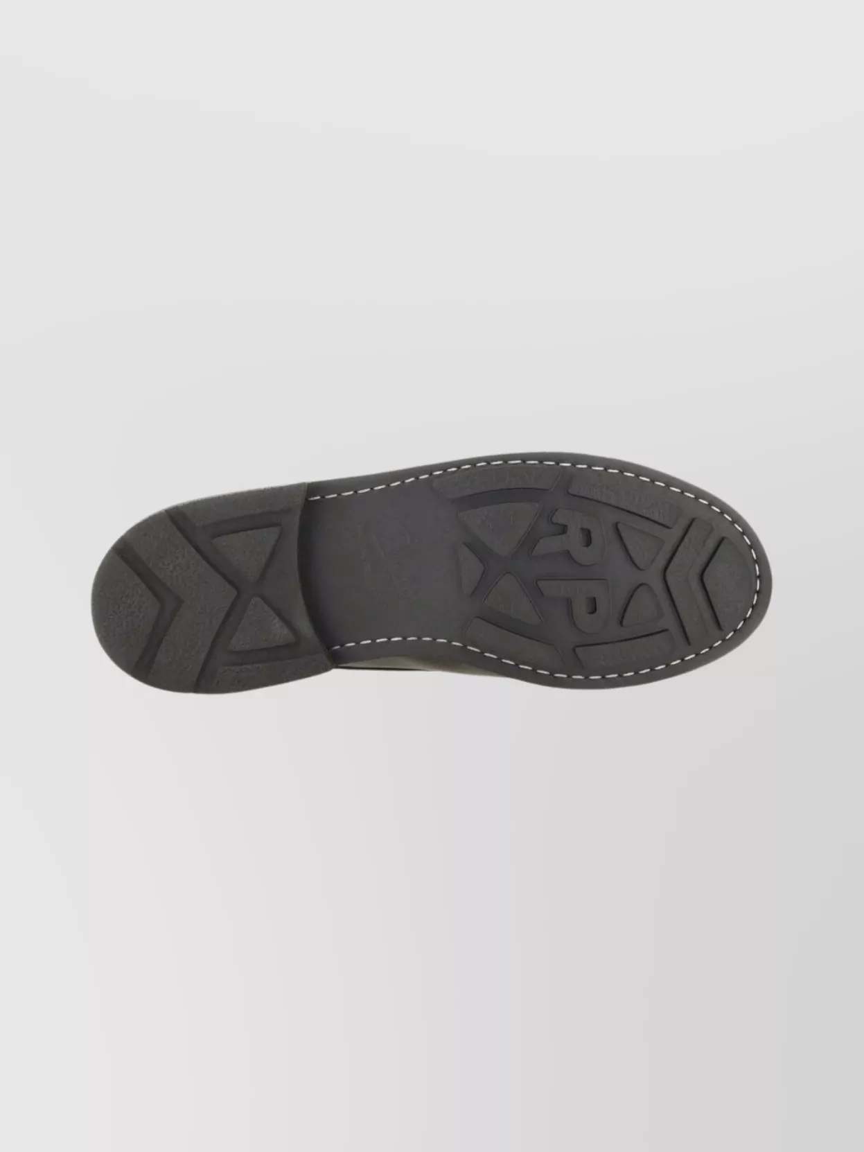 Paraboot Round Toe Boots With Rubber Sole And Stitching
