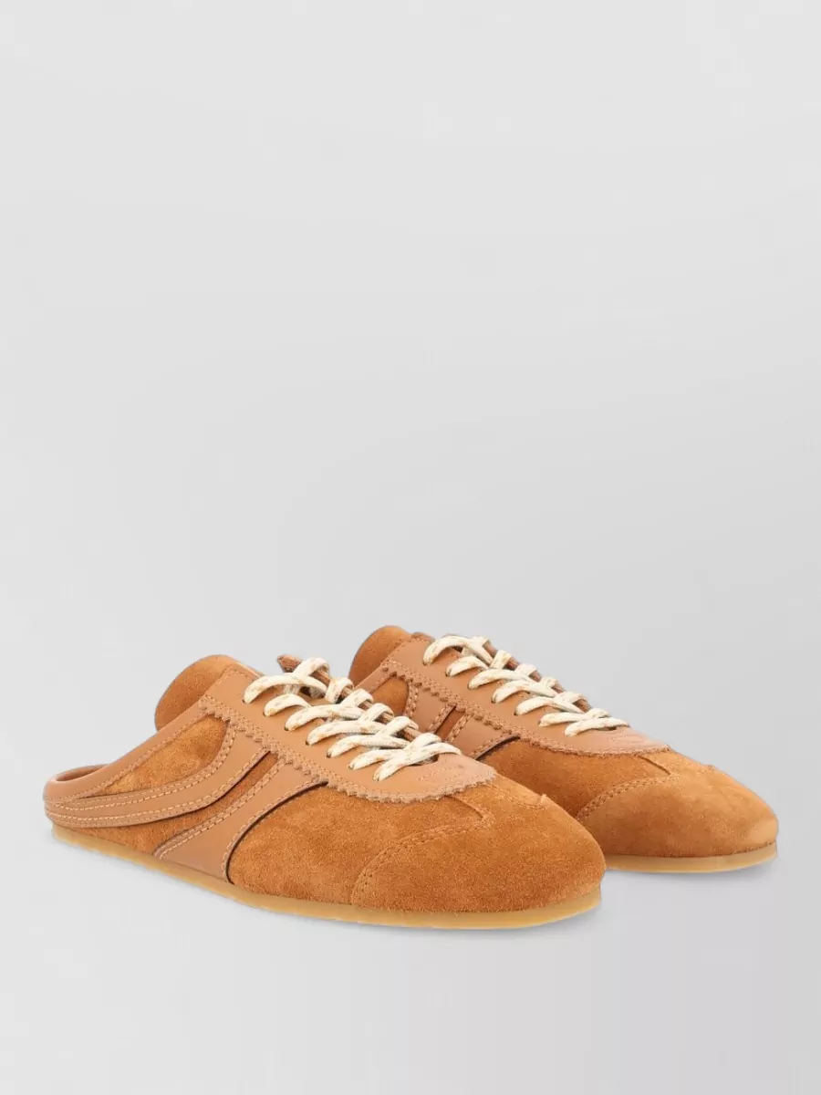 Dries Van Noten Leather Slip-On Mules