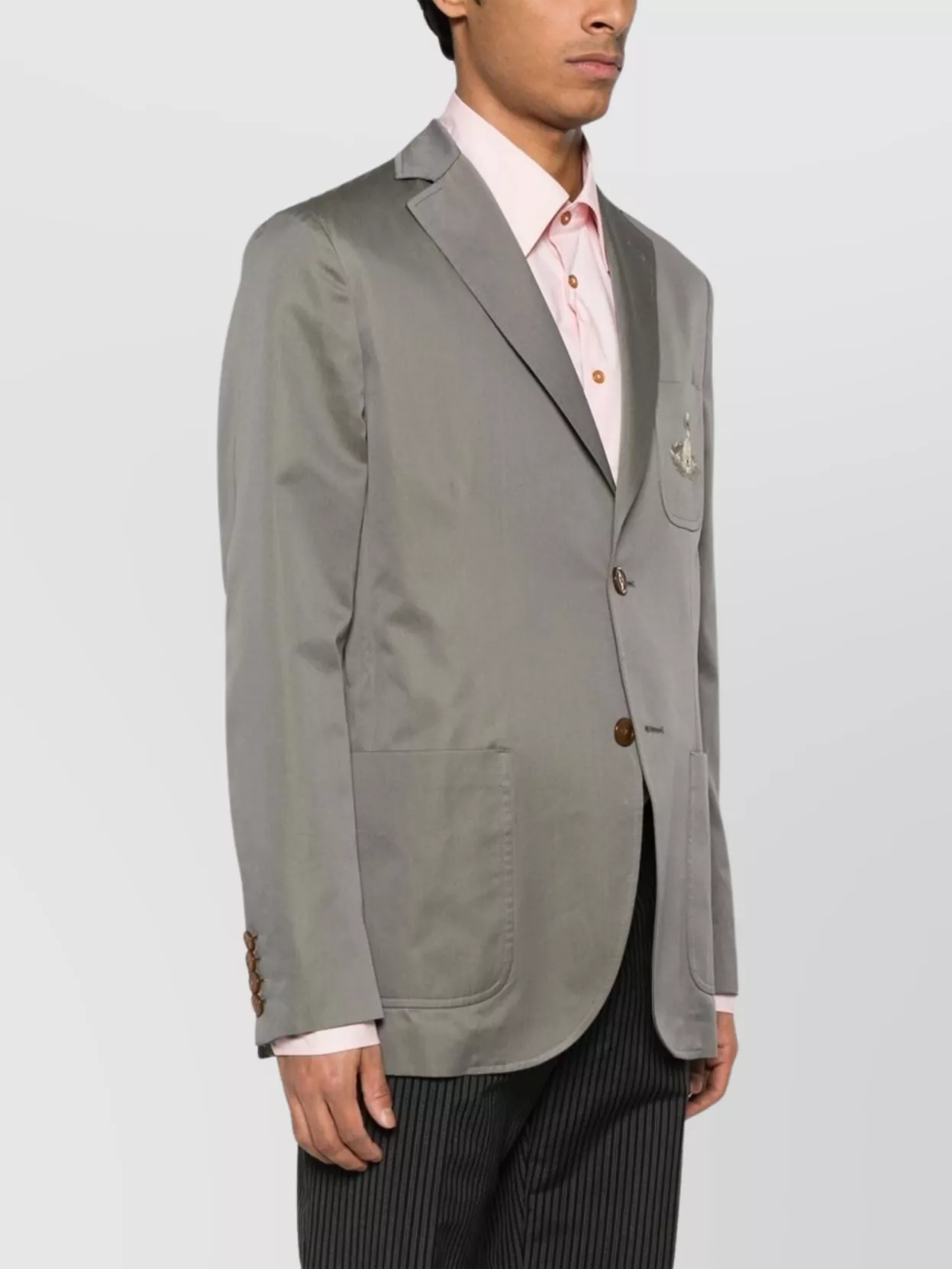 Vivienne Westwood Blazer With Notched Lapels And Pockets