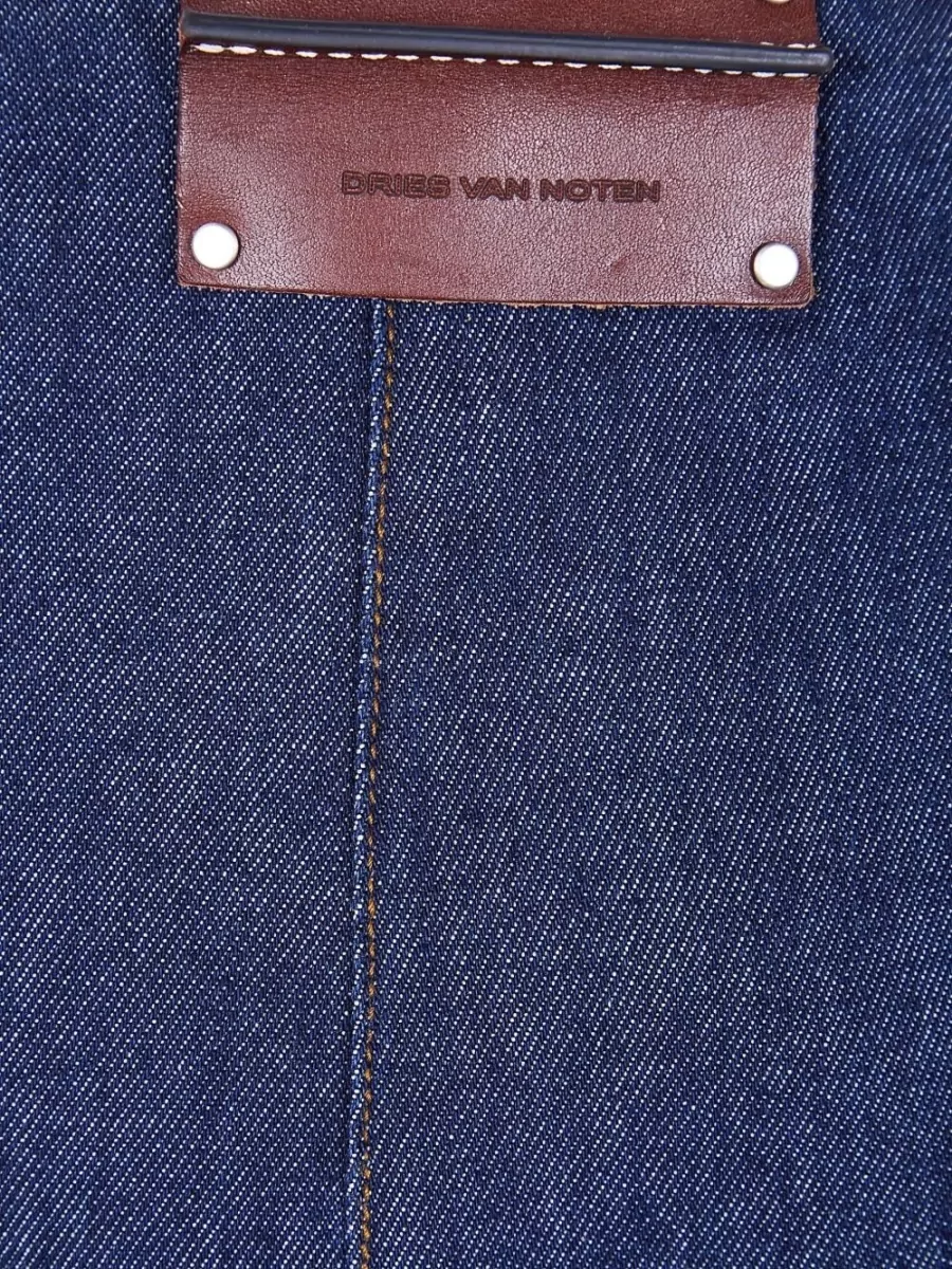 Dries Van Noten Midi Knee Length Skirt Nylon Silk Blend