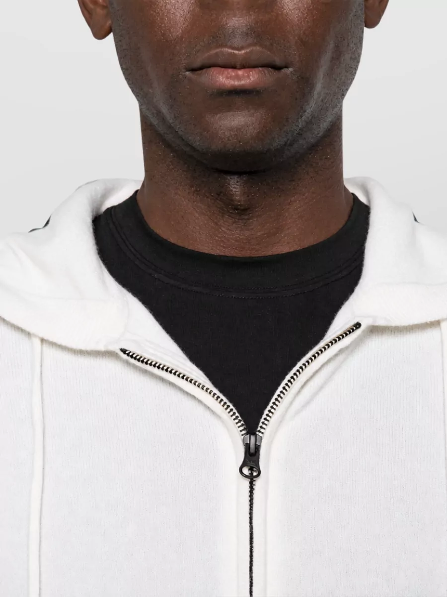 Lisa Yang Cashmere Ribbed Hooded Cardigan
