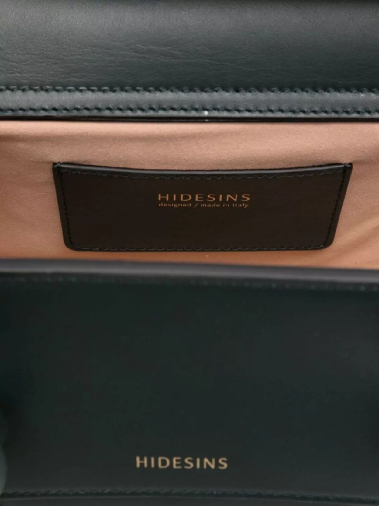 Hidesins Small Leather Tote Bag Flap