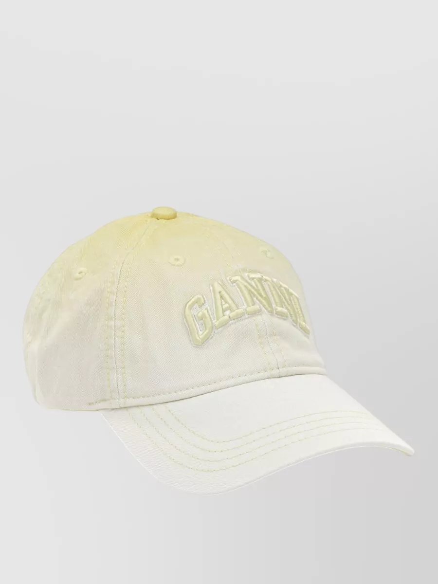 Ganni Cotton Baseball Cap