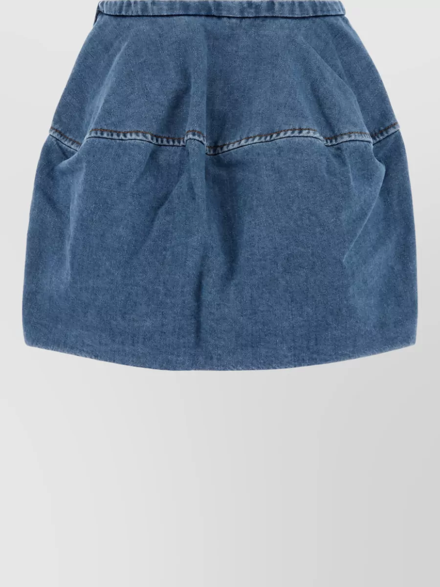 Loewe Denim Mini Skirt