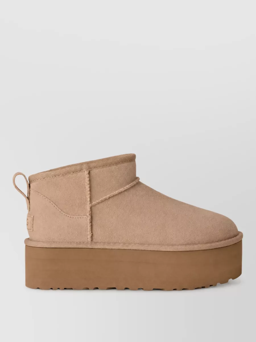 Ugg Suede Classic Ultra Mini Platform Ankle Boots