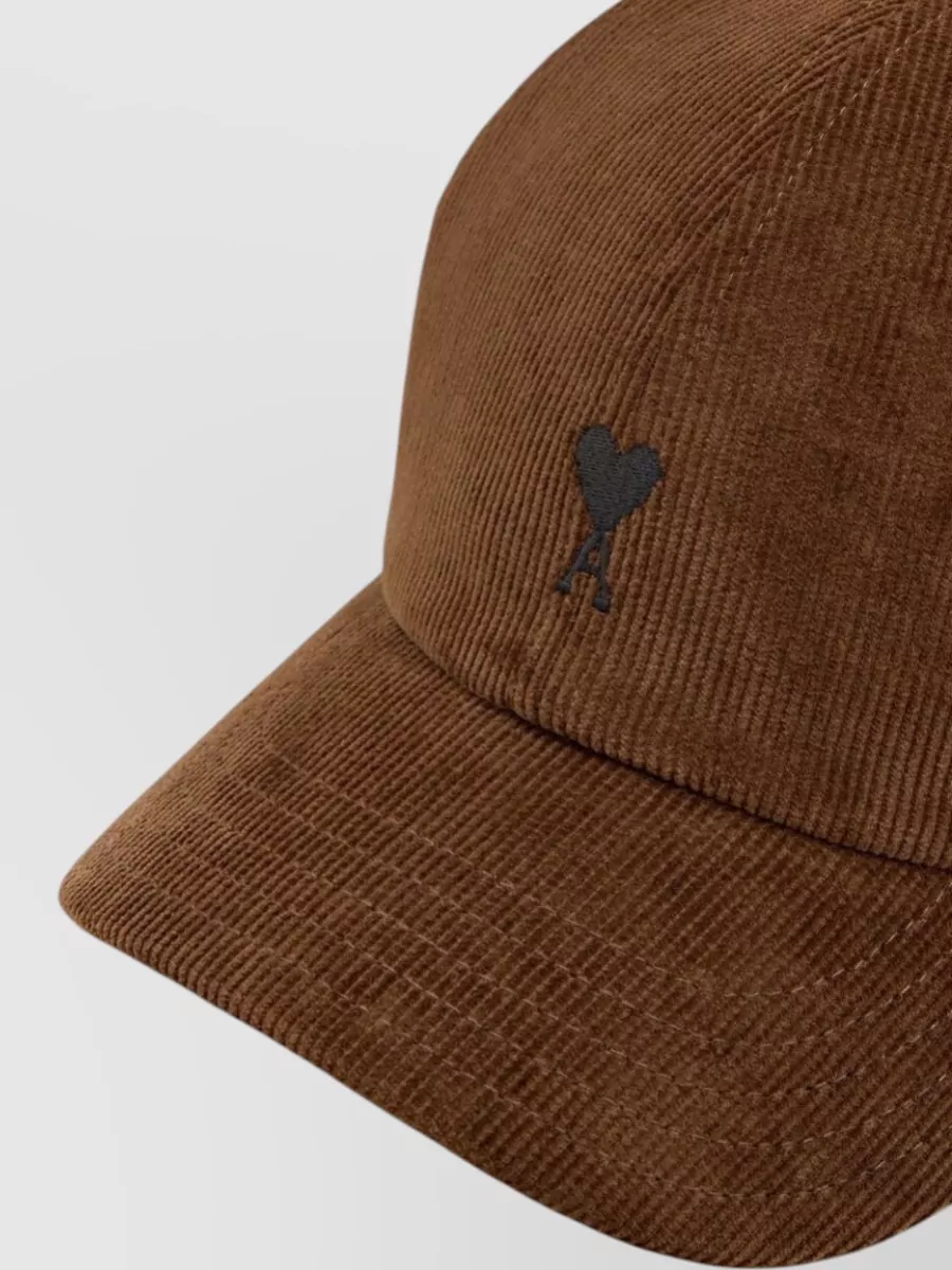 Ami Paris Corduroy Baseball Cap