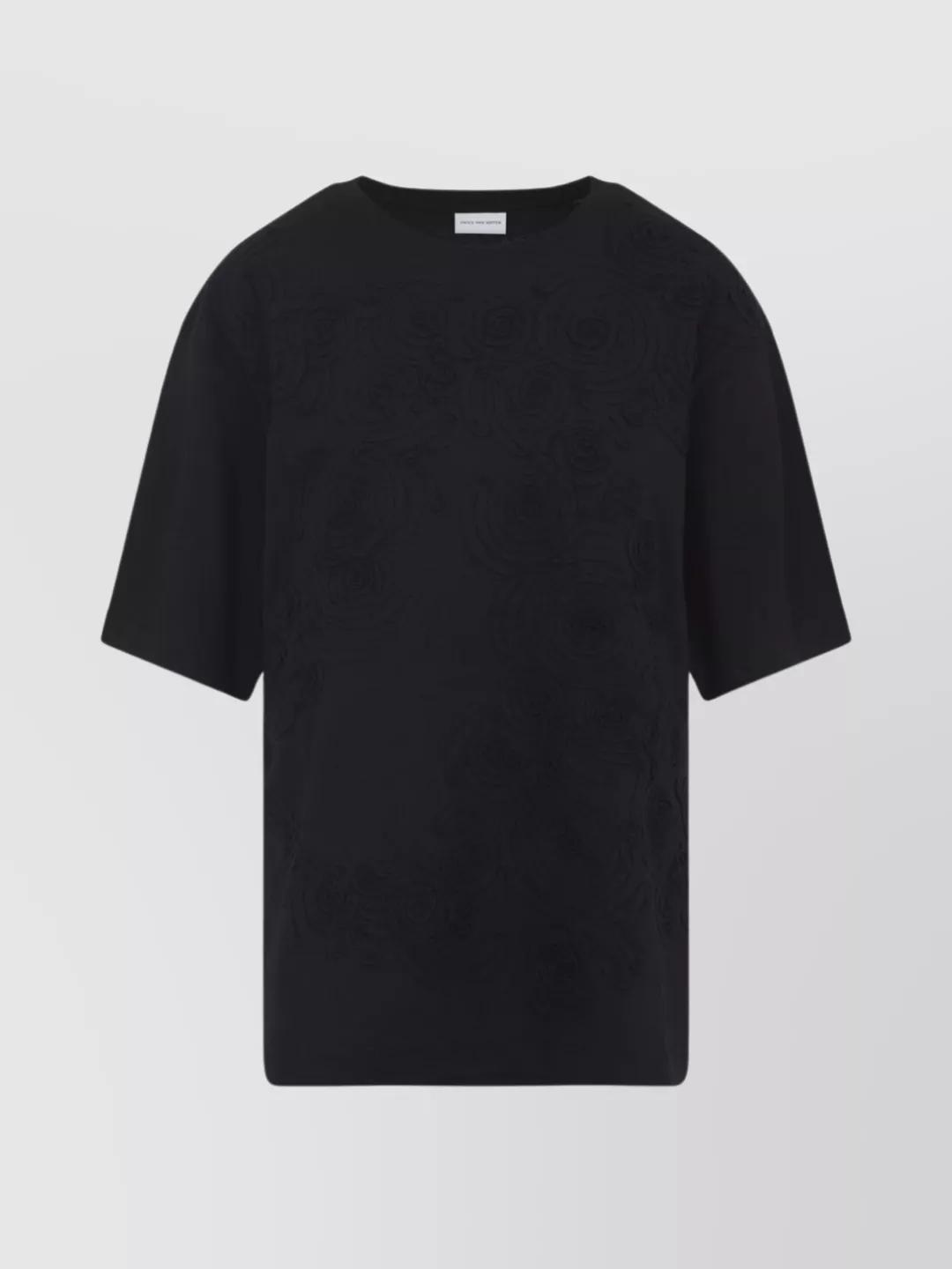Dries Van Noten Casual Crew Neck Embroidered T-Shirt