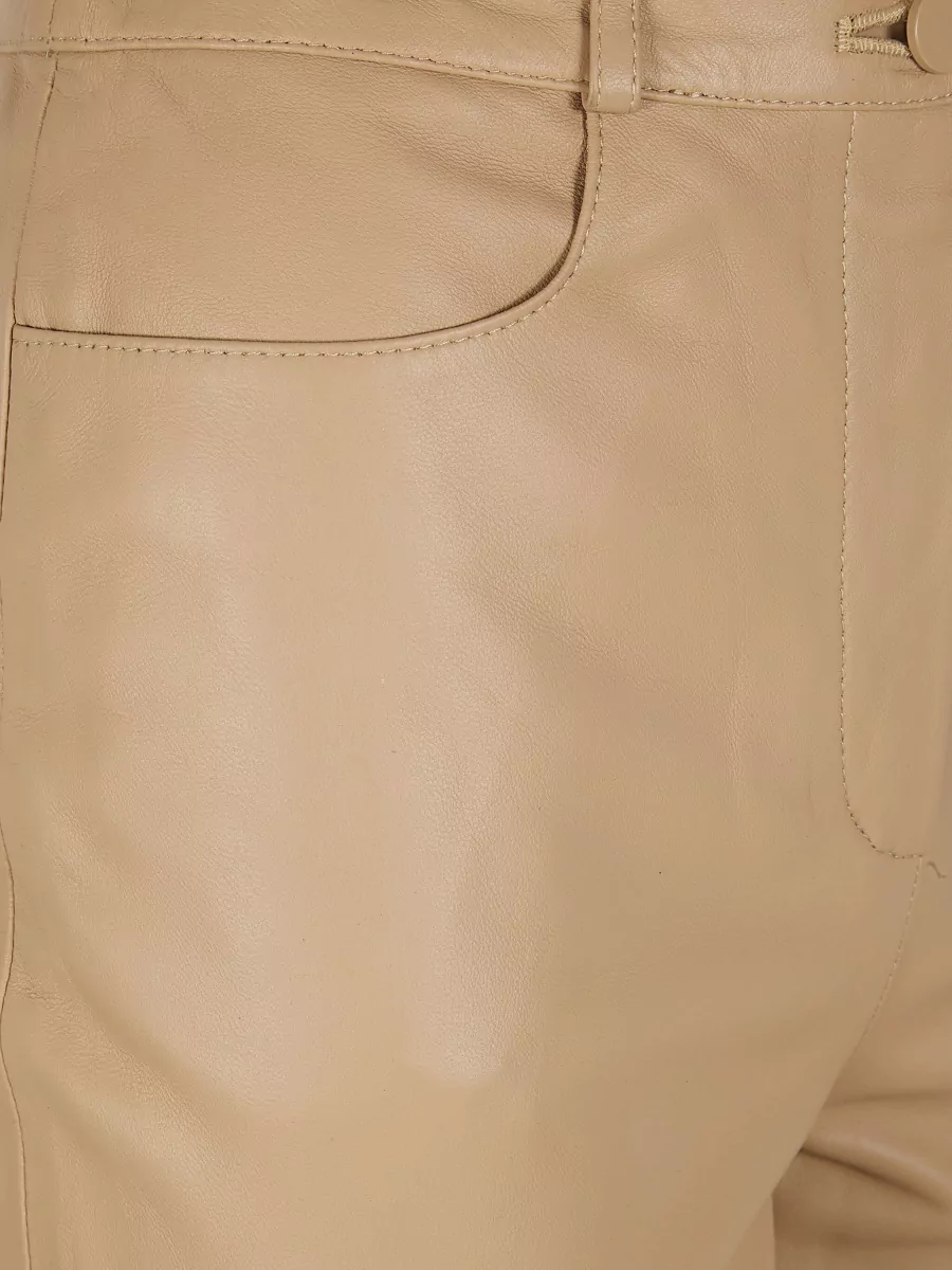 Loulou Studio Cobe Straight Leg Trousers Belt Loops