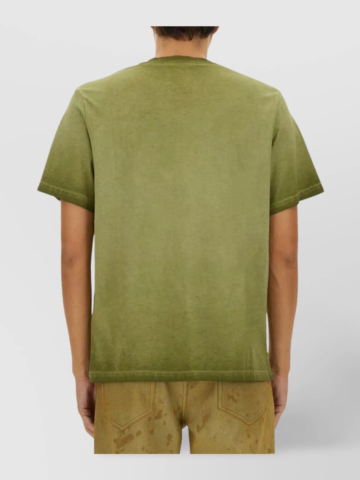 Msgm Round Neck Logo Print T-Shirt