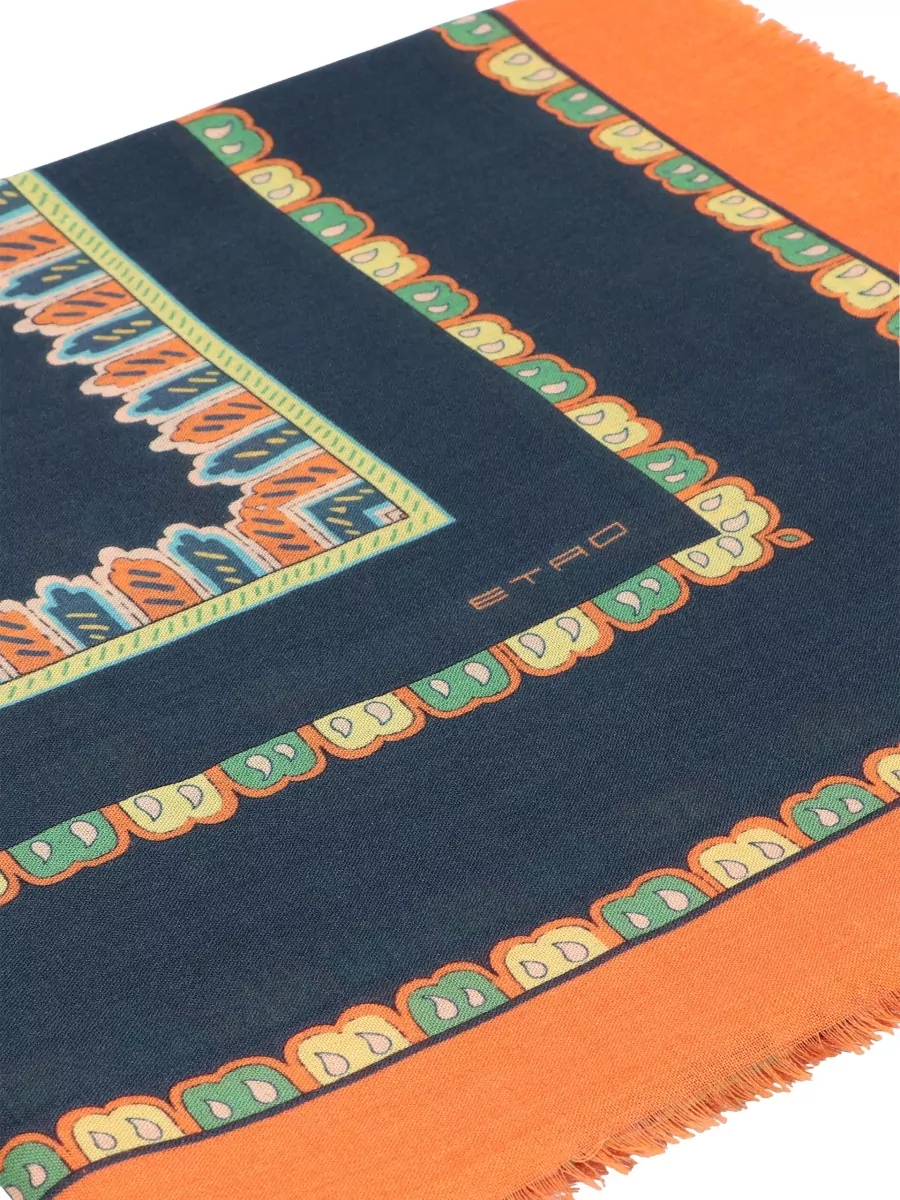 Etro Cashmere Silk Wool Shawl