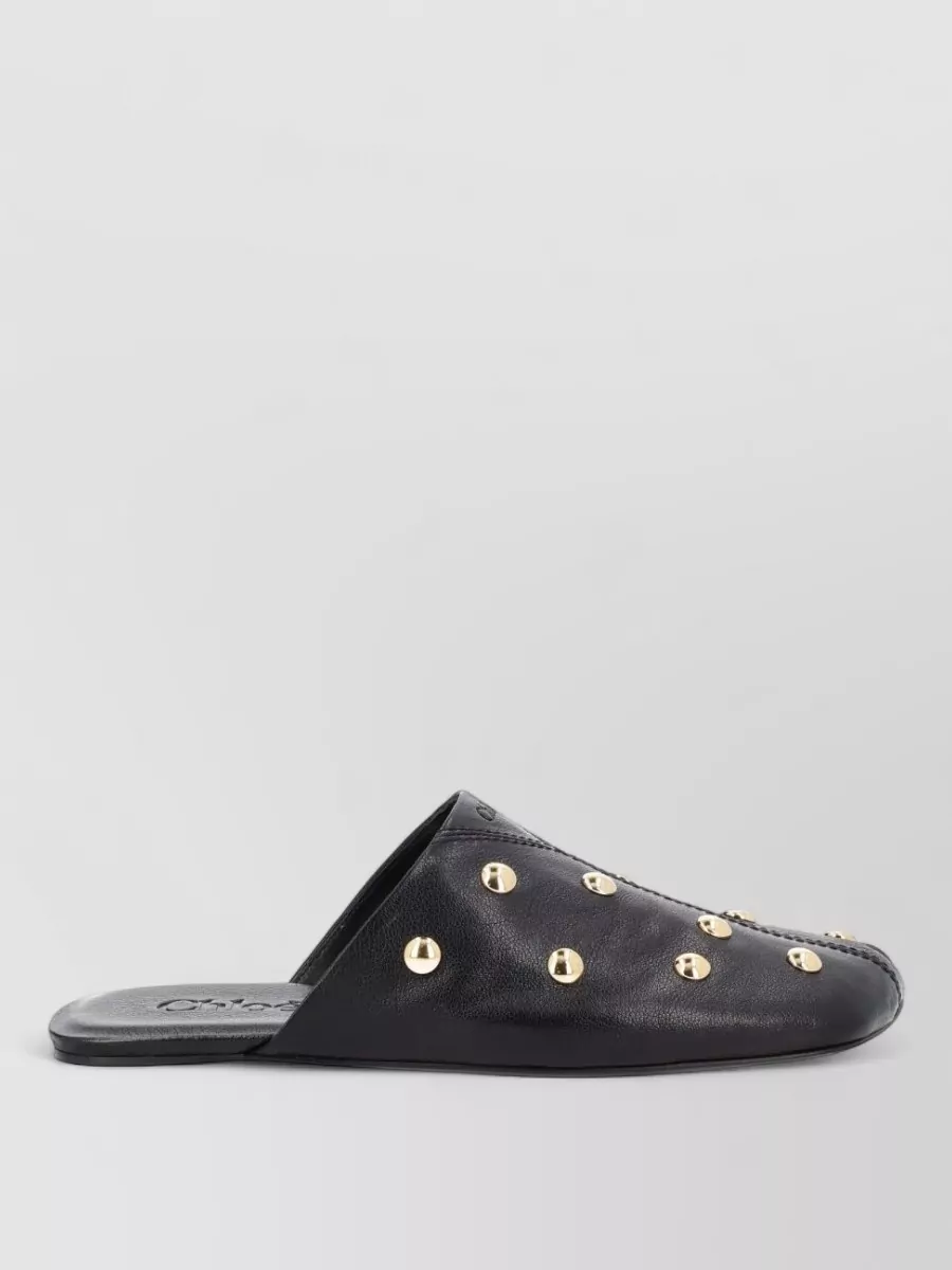 Chloé leather mules