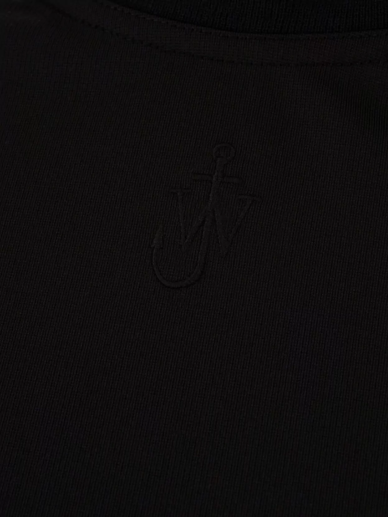 Jw Anderson Stretch Crew Neck Sleeveless Top In Brown