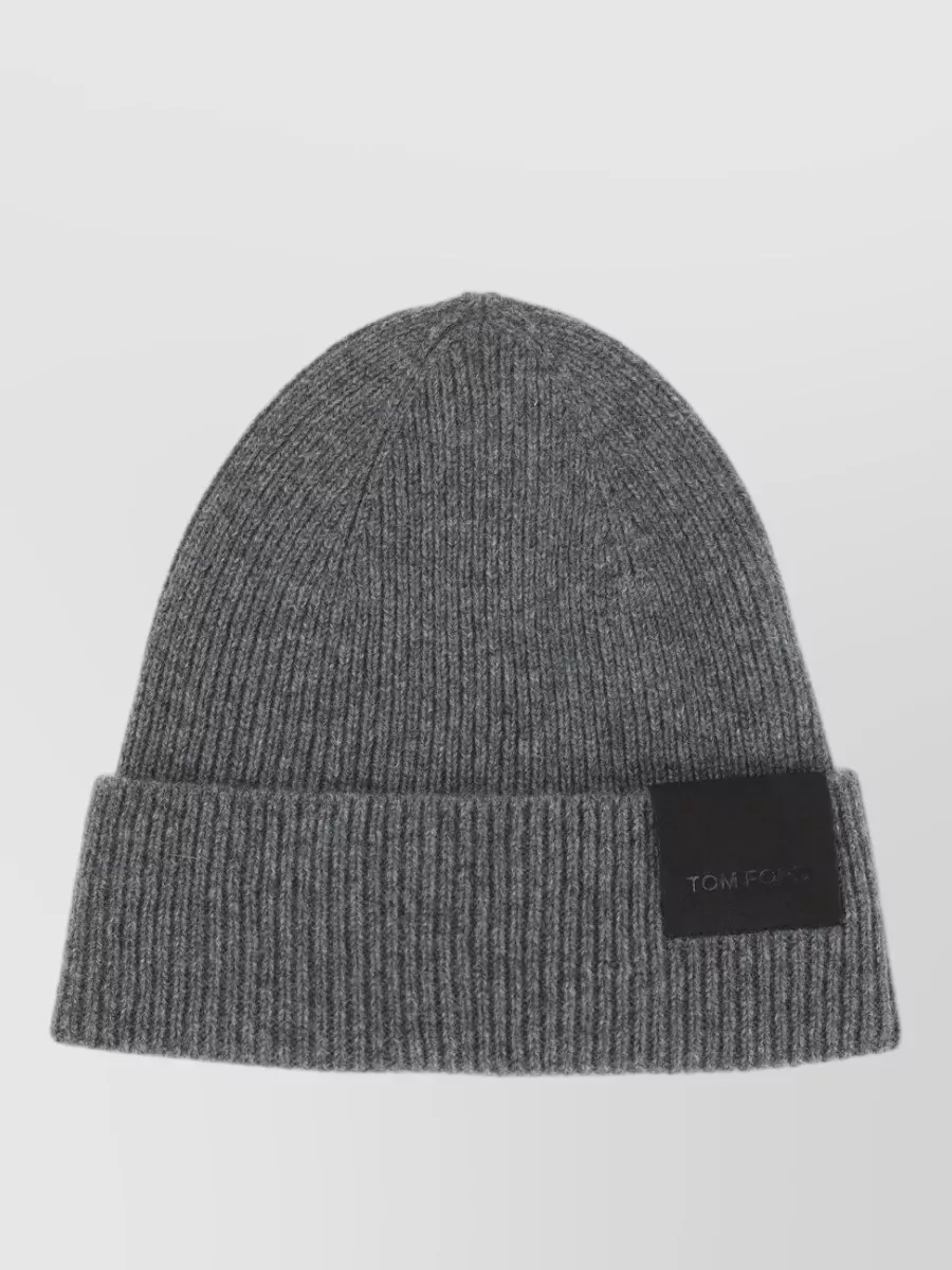 Tom Ford Ribbed Cashmere Beanie