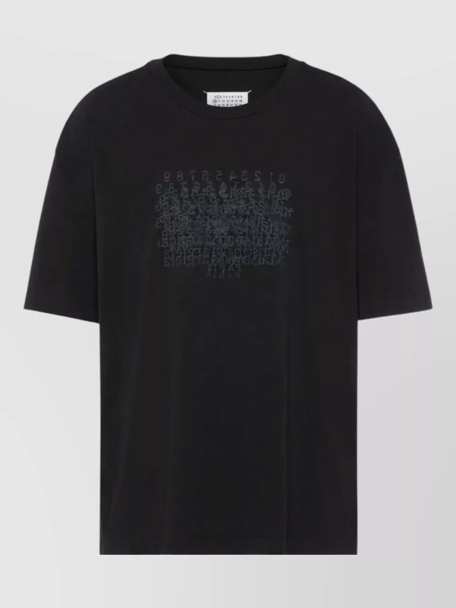 Maison Margiela printed cotton crew neck short sleeve t-shirt
