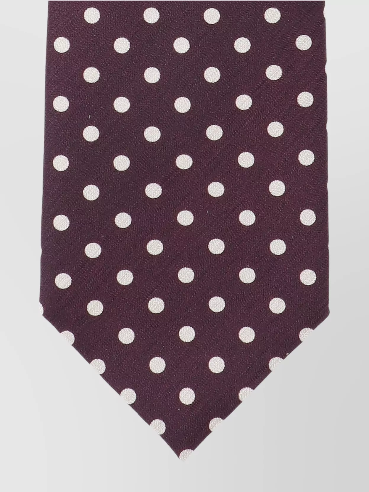 Tom Ford Slim Polka Dot Ties With Pointed Tip