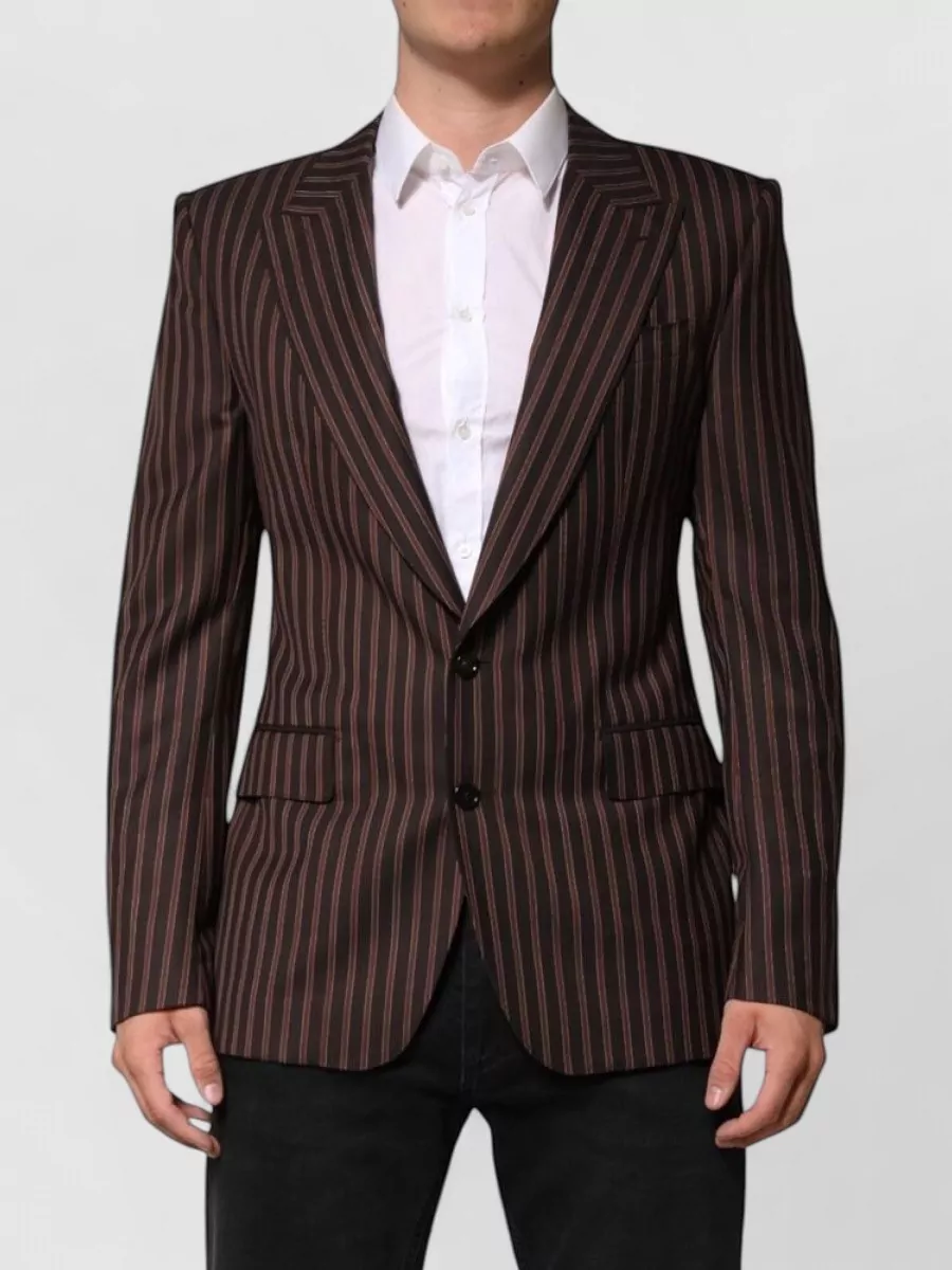Dolce&Gabbana Virgin wool stripe single breasted blazer