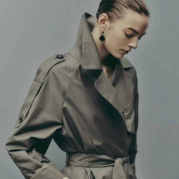 Stella Mccartney Reversible poncho trench coat | The Fashion Stella Mccartney Reversible poncho trench coat | The Fashion