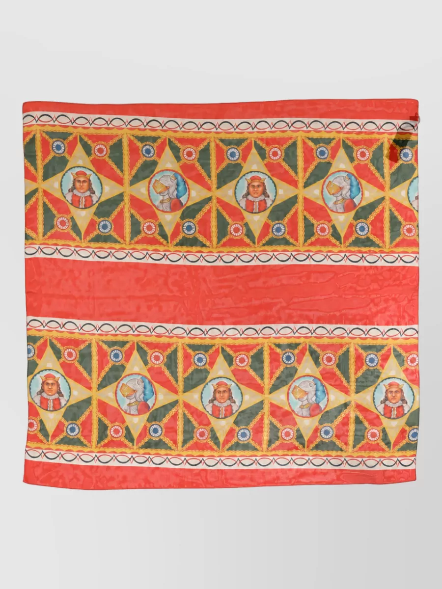 Dolce&Gabbana silk printed square scarf
