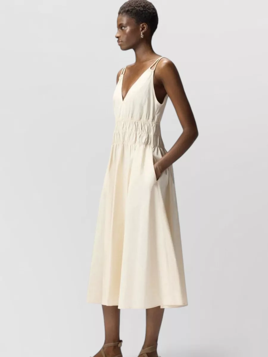 Pinko Cotton Midi Dress