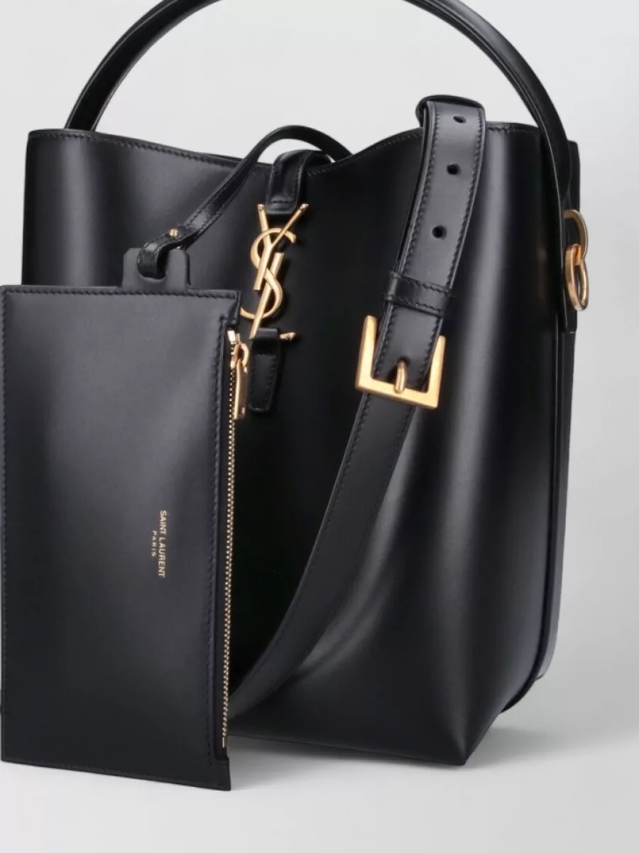 Saint Laurent Le 37 Leather Bucket Bag