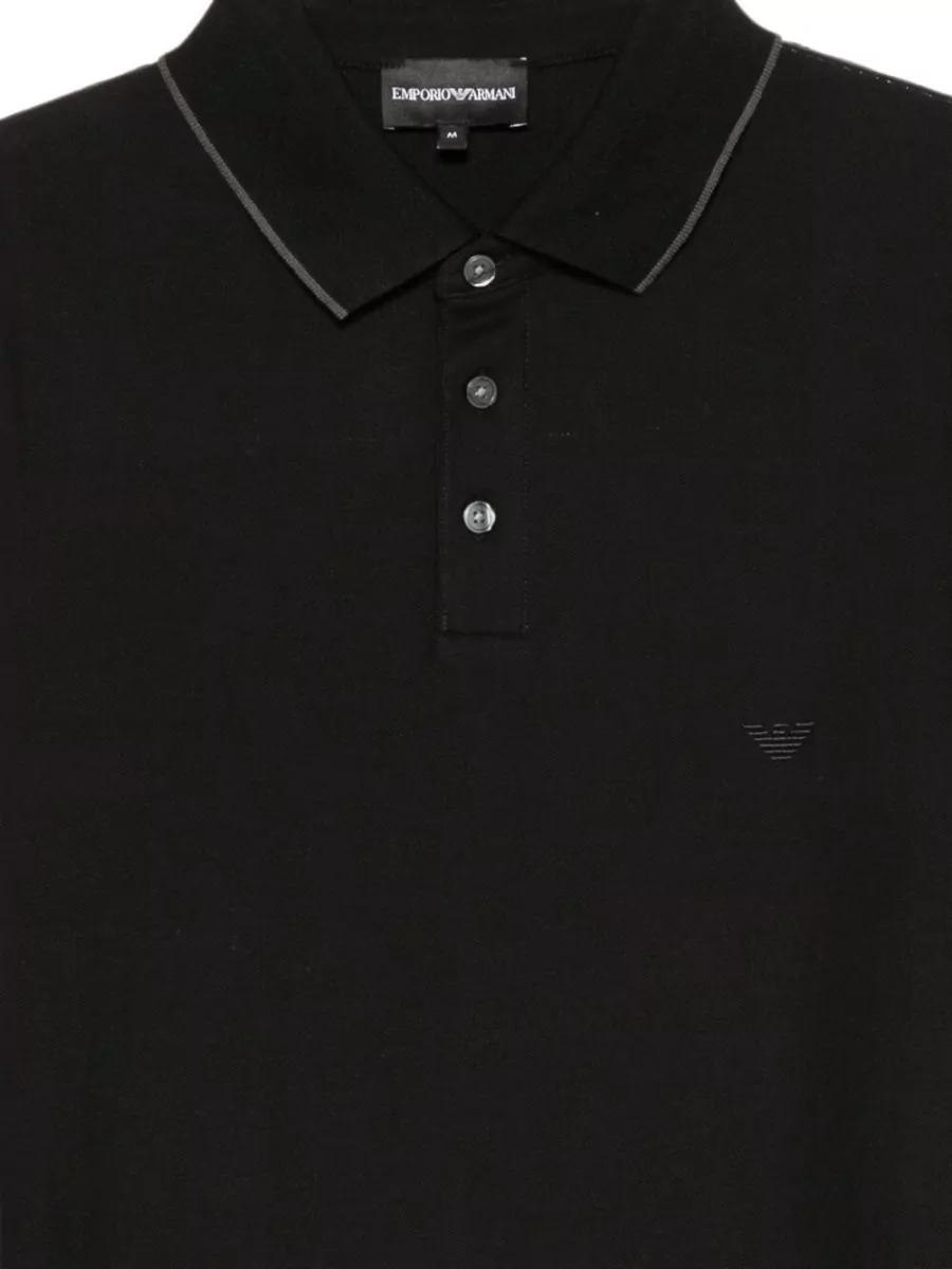 Emporio Armani Cotton Short-Sleeve Polo Shirt