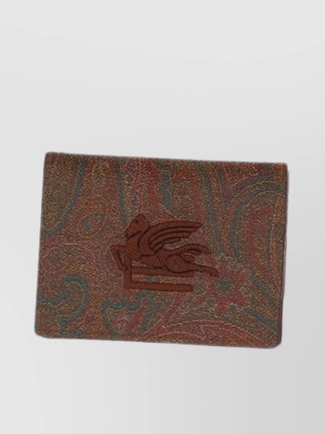 Shop Etro Paisley Pattern Fold-over Cardholder