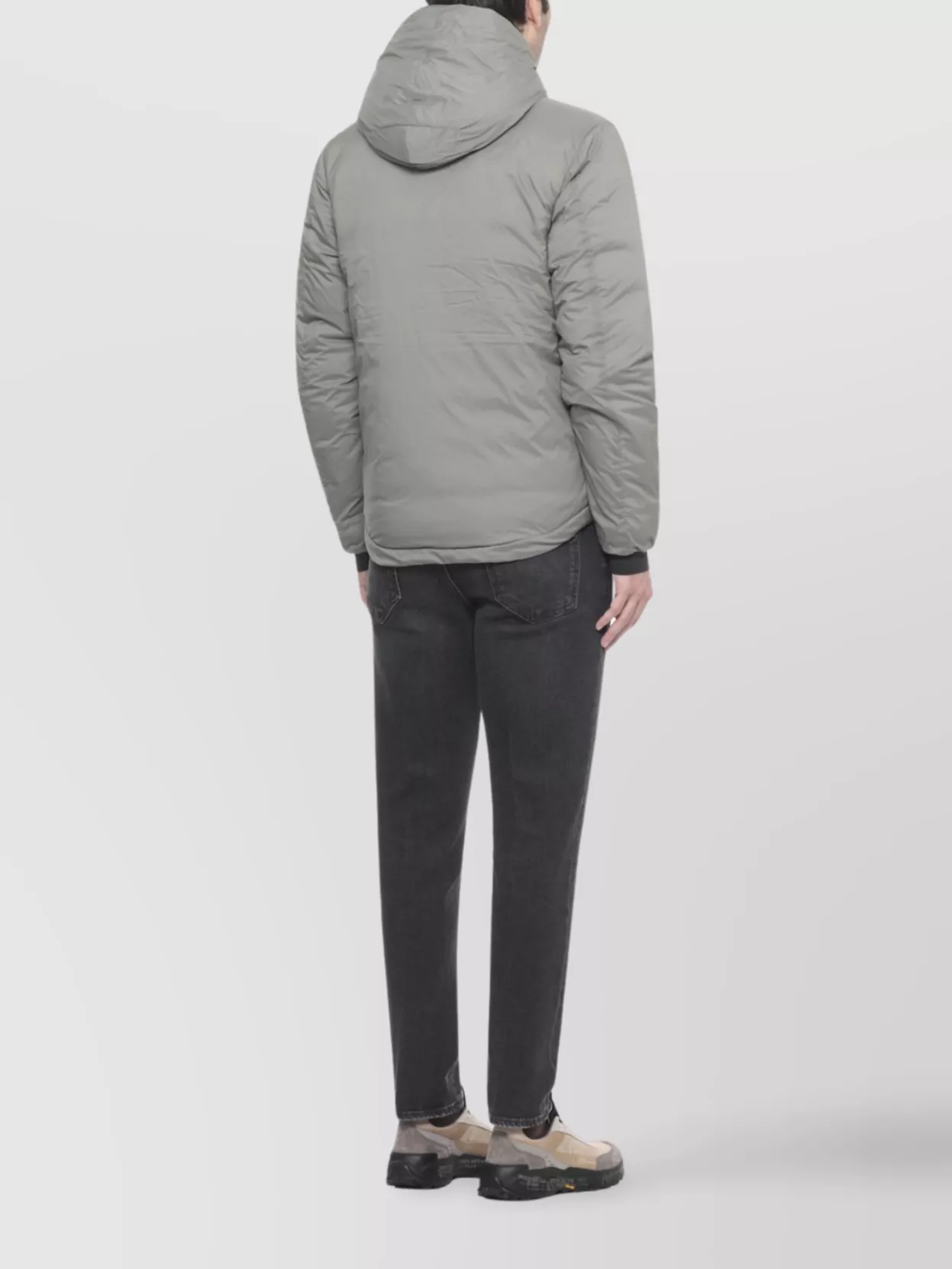 Canada Goose Short Down Jacket With Hood And Pockets