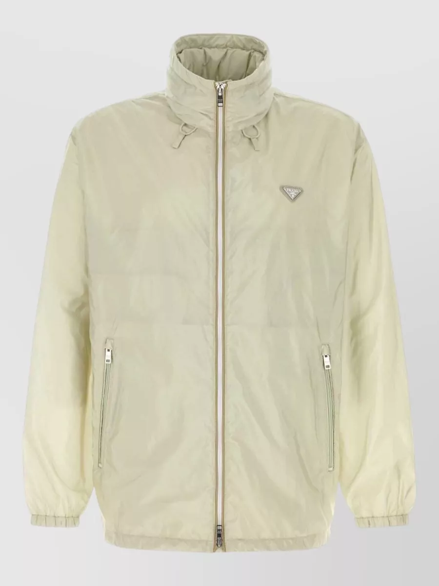 Prada recycled nylon hooded windbreaker
