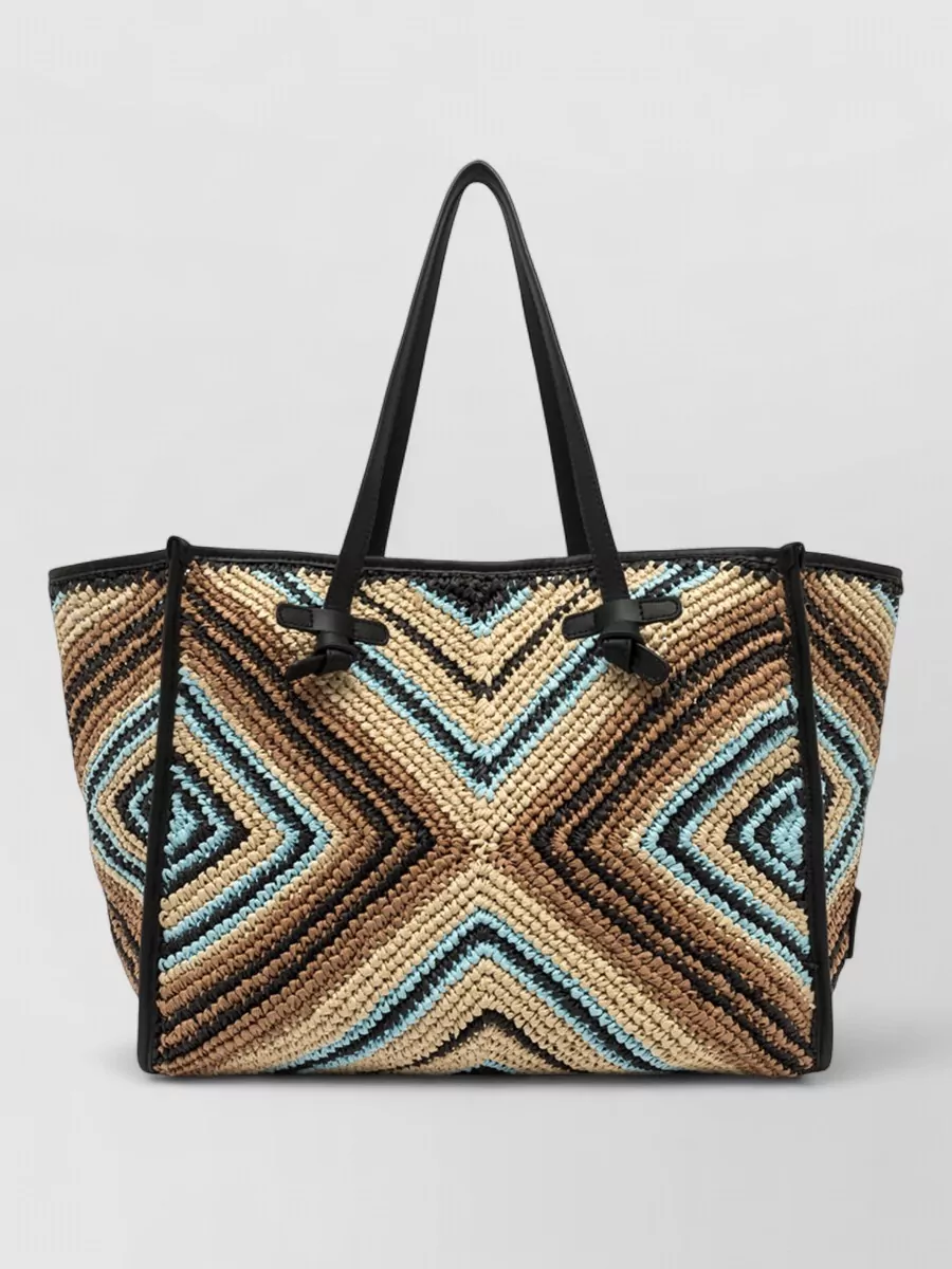 Gianni Chiarini Marcella Tote Bag Dual Handles Woven Design