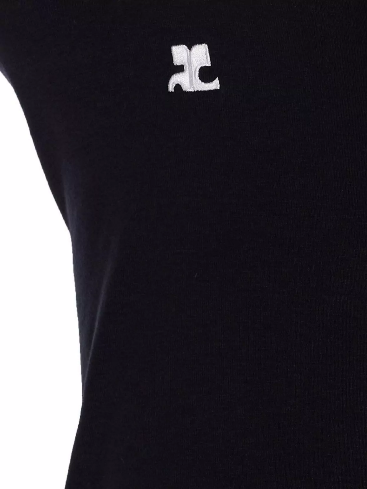 Courrèges Holistic Contrast Jersey Mini Dress
