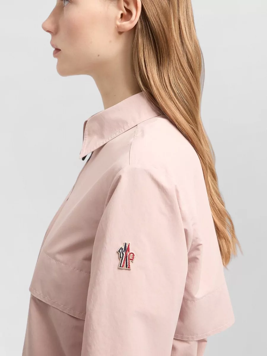 Moncler Technical Trekking Shirt Long Sleeves Collar