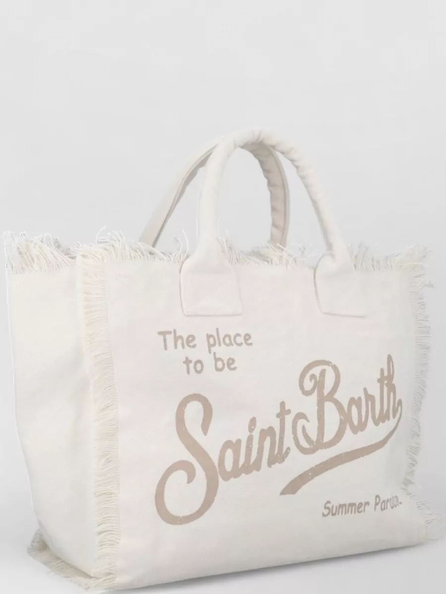 Mc2 Saint Barth Canvas Beach Bag