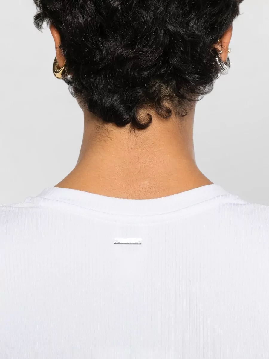 Calvin Klein Modal Rib Crew Neck Short Sleeve T-Shirt