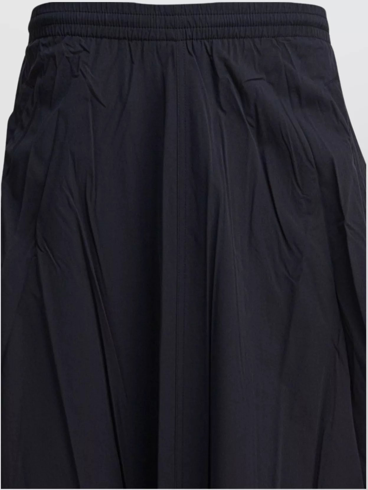Balenciaga Elastic Waistband Midi Length Pleated Skirts